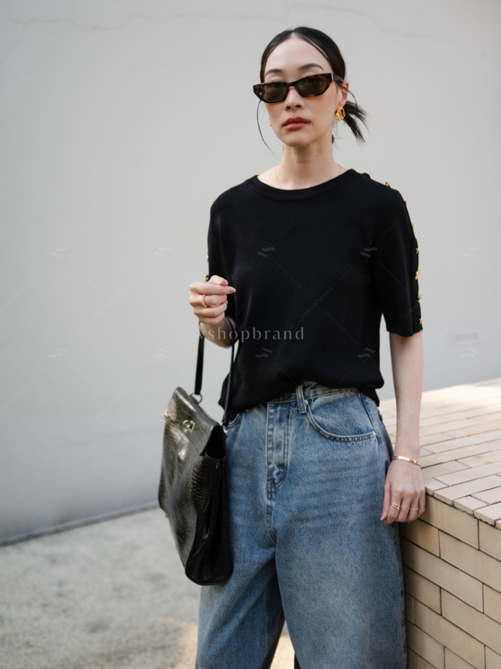 Bijoux Buttons Sweater - Picture 7 of 7